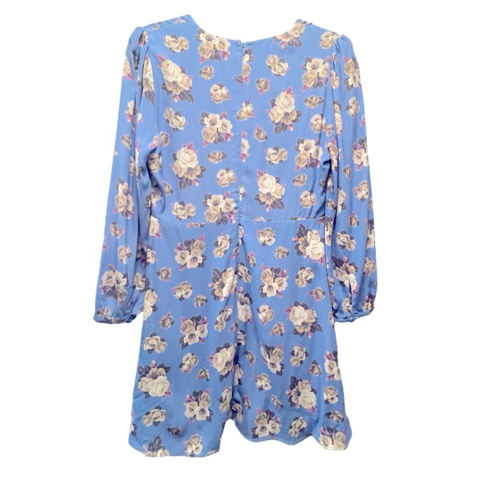 Aritzia Sunday Best Grayson V-neck Floral Mini Dress- Size 6 - Picture 3 of 11